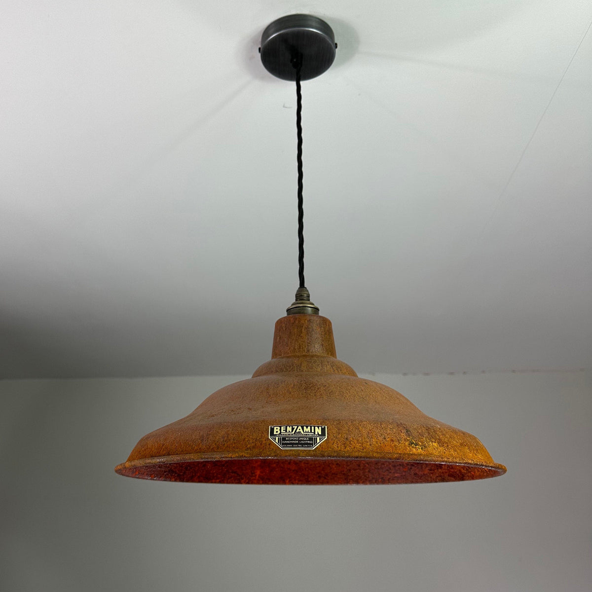 Brassvane rusted pendant light additional view 4