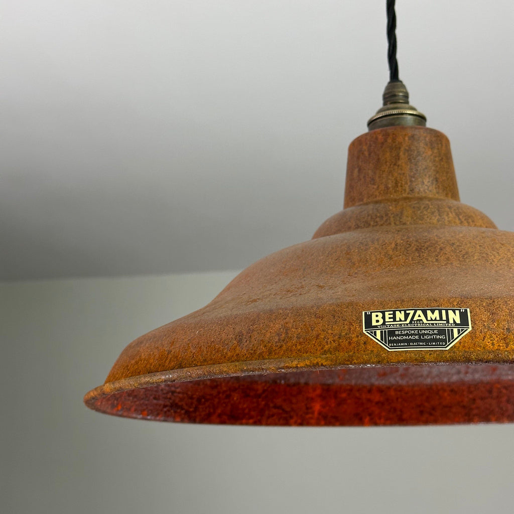 Brassvane rusted pendant light additional view 3