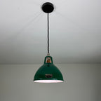 Brassvane racing green pendant light additional view 4