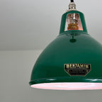 Brassvane racing green pendant light additional view 5
