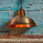 Brassvane antique copper RLM pendant light additional view 3