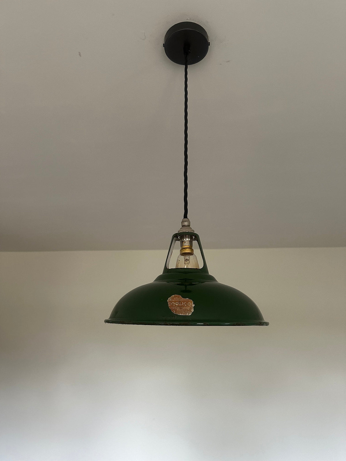 Brassvane green pendant light additional view 4