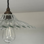 Brassvane prismatic glass pendant light additional view 4