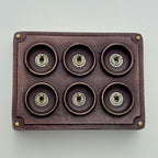 Brassvane 6 gang toggle light switch additional view 4