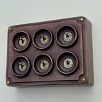 Brassvane 6 gang toggle light switch additional view 6