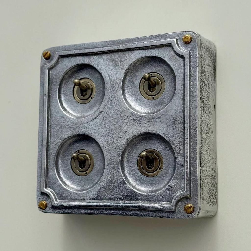 Brassvane 4 gang conduit toggle switch additional view 4