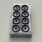 Brassvane 8 gang toggle light switch additional view 3