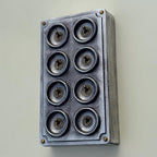 Brassvane 8 gang toggle light switch additional view 6