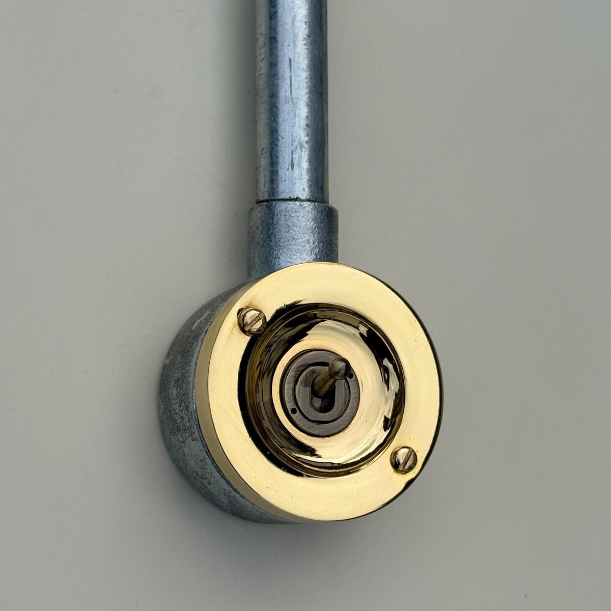 Brassvane solid brass conduit light switch additional view 3