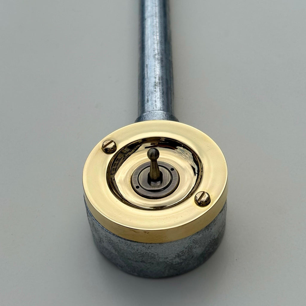 Brassvane solid brass conduit light switch additional view 6