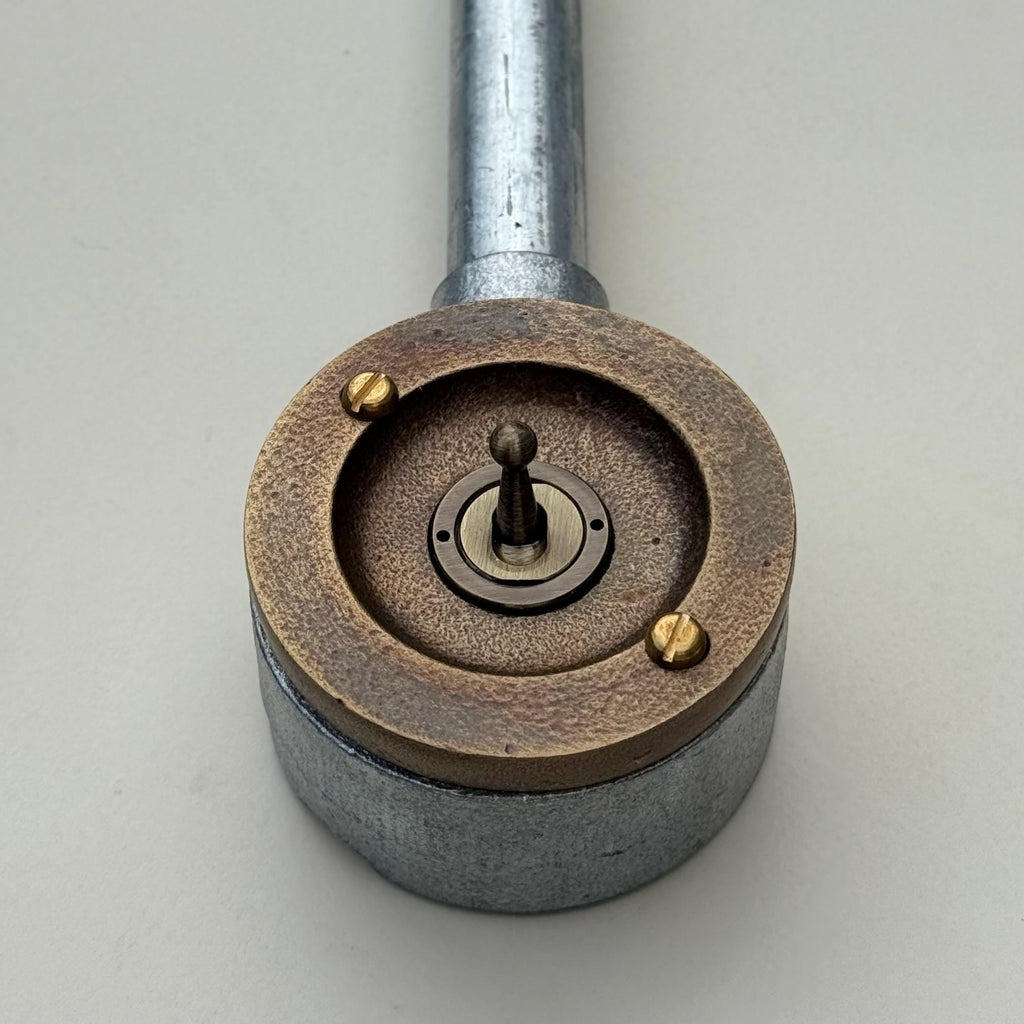 Brassvane antique brass conduit toggle switch additional view 4