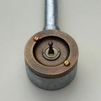 Brassvane antique brass conduit toggle switch additional view 4