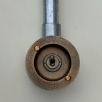 Brassvane antique brass conduit toggle switch additional view 3