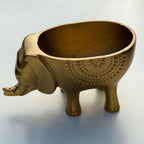 Brassvane brass elephant planter additional view 6