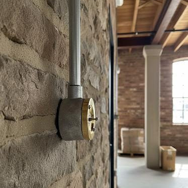 Brassvane solid brass conduit light switch additional view 2