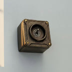 Brassvane antique brass conduit toggle switch additional view 8