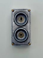 Brassvane double gang toggle light switch additional view 3