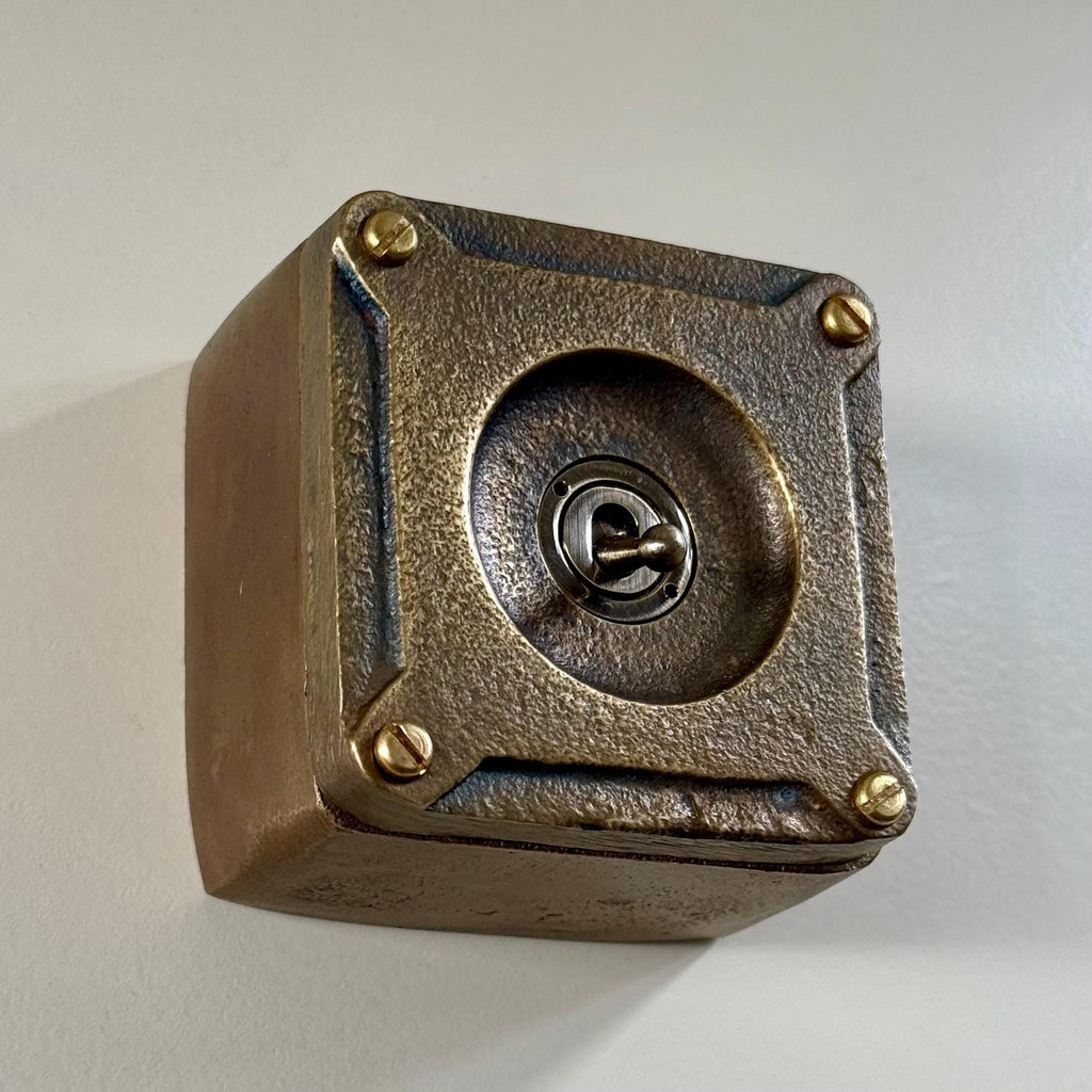 Brassvane antique brass light switch additional view 7