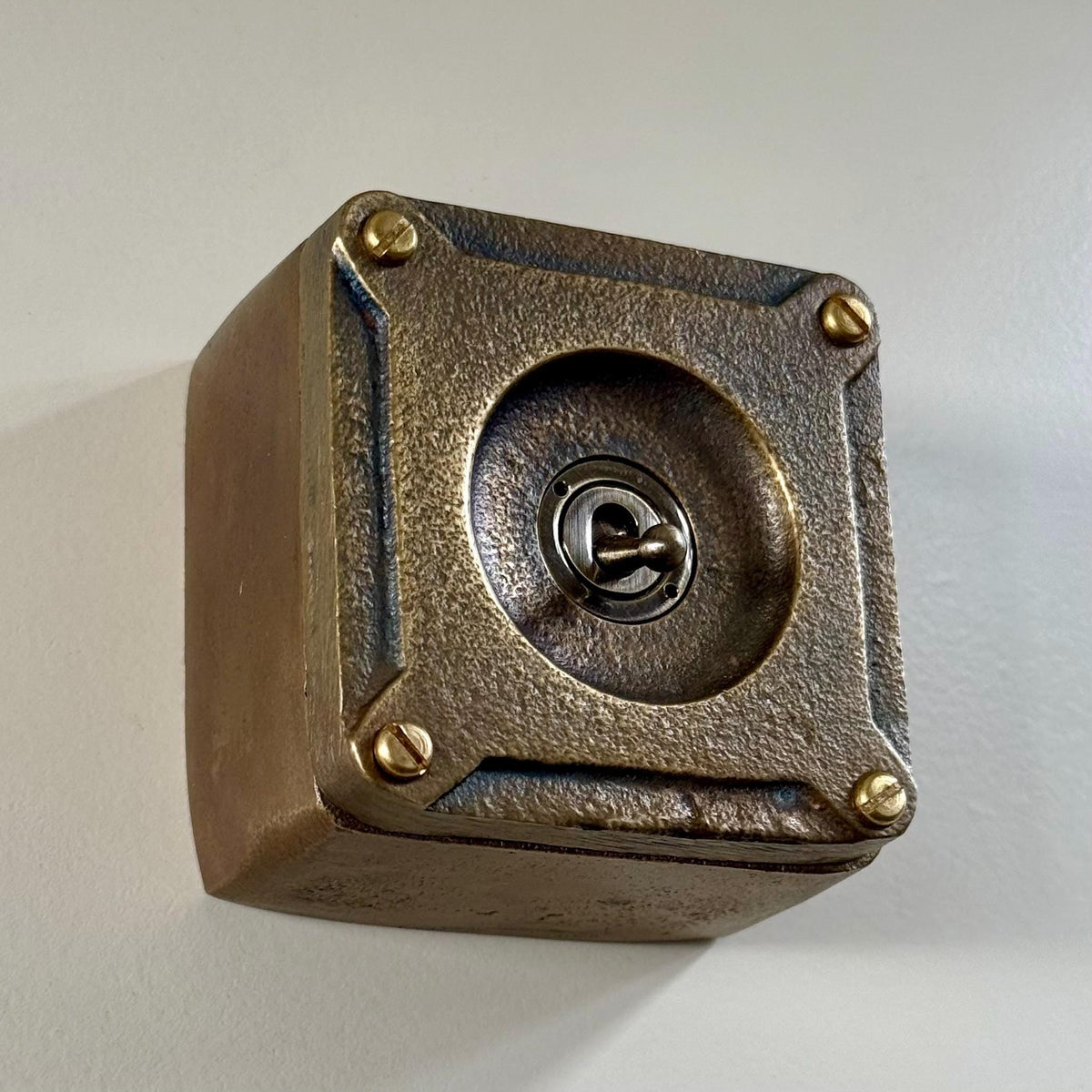 Brassvane antique brass light switch additional view 7