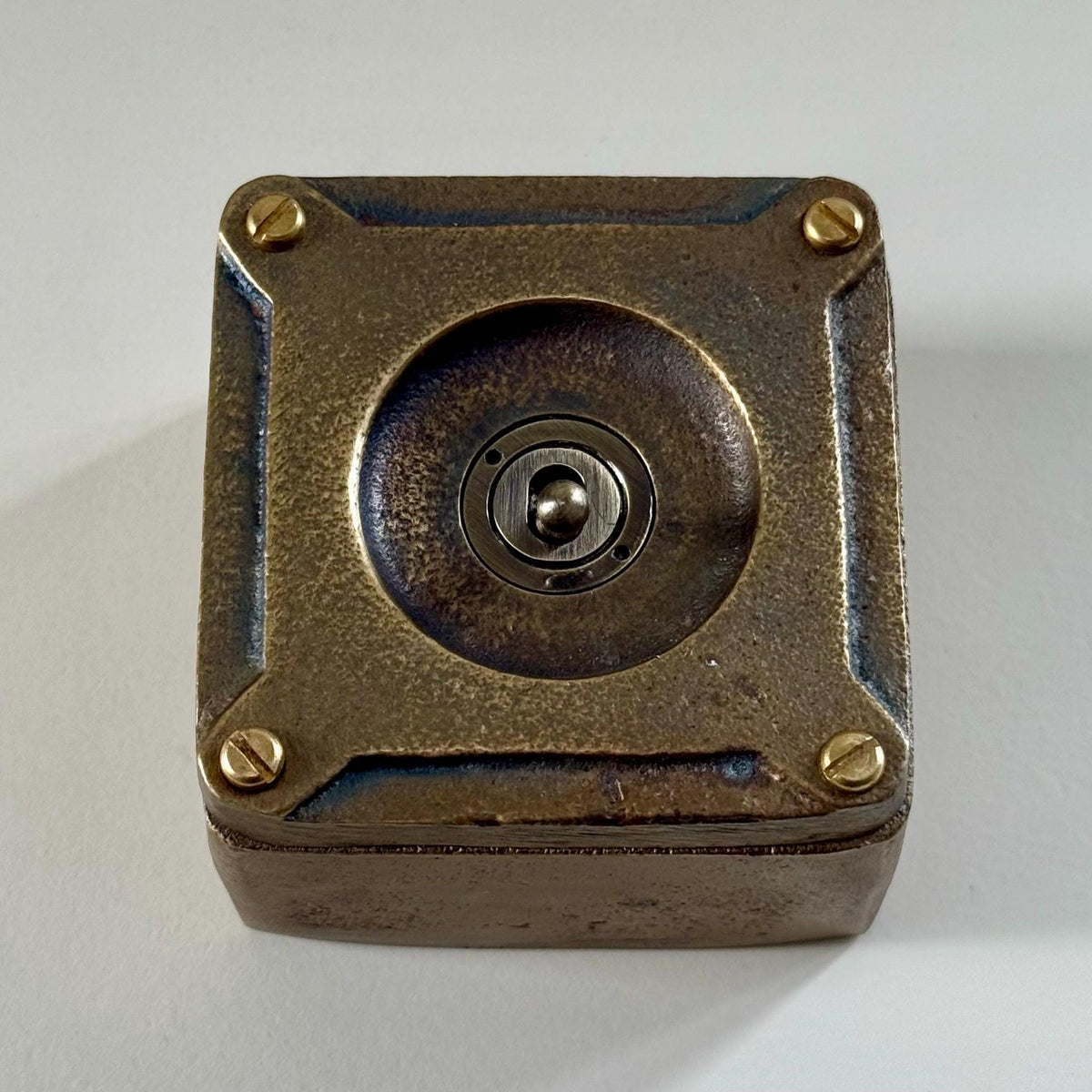 Brassvane antique brass light switch additional view 5