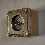 Brassvane antique brass light switch additional view 4