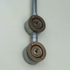 Brassvane double gang conduit light switch additional view 3