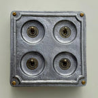 Brassvane 4 gang conduit toggle switch additional view 6