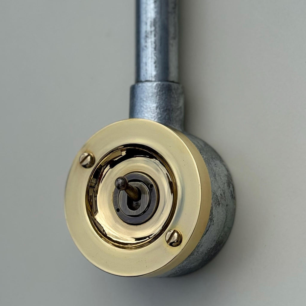 Brassvane solid brass conduit light switch additional view 5