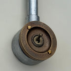 Brassvane antique brass conduit toggle switch additional view 5