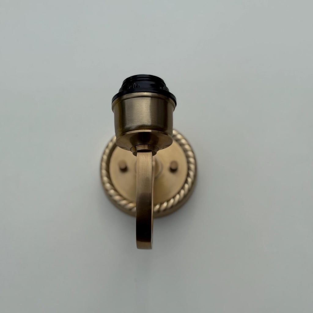 Brassvane antique brass wall sconce additional view 6