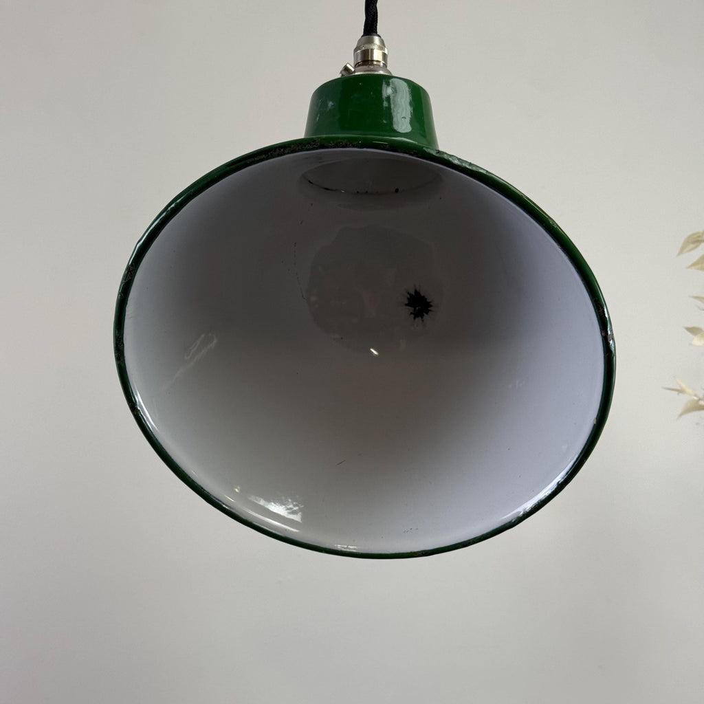 Brassvane green parabolic pendant light additional view 7