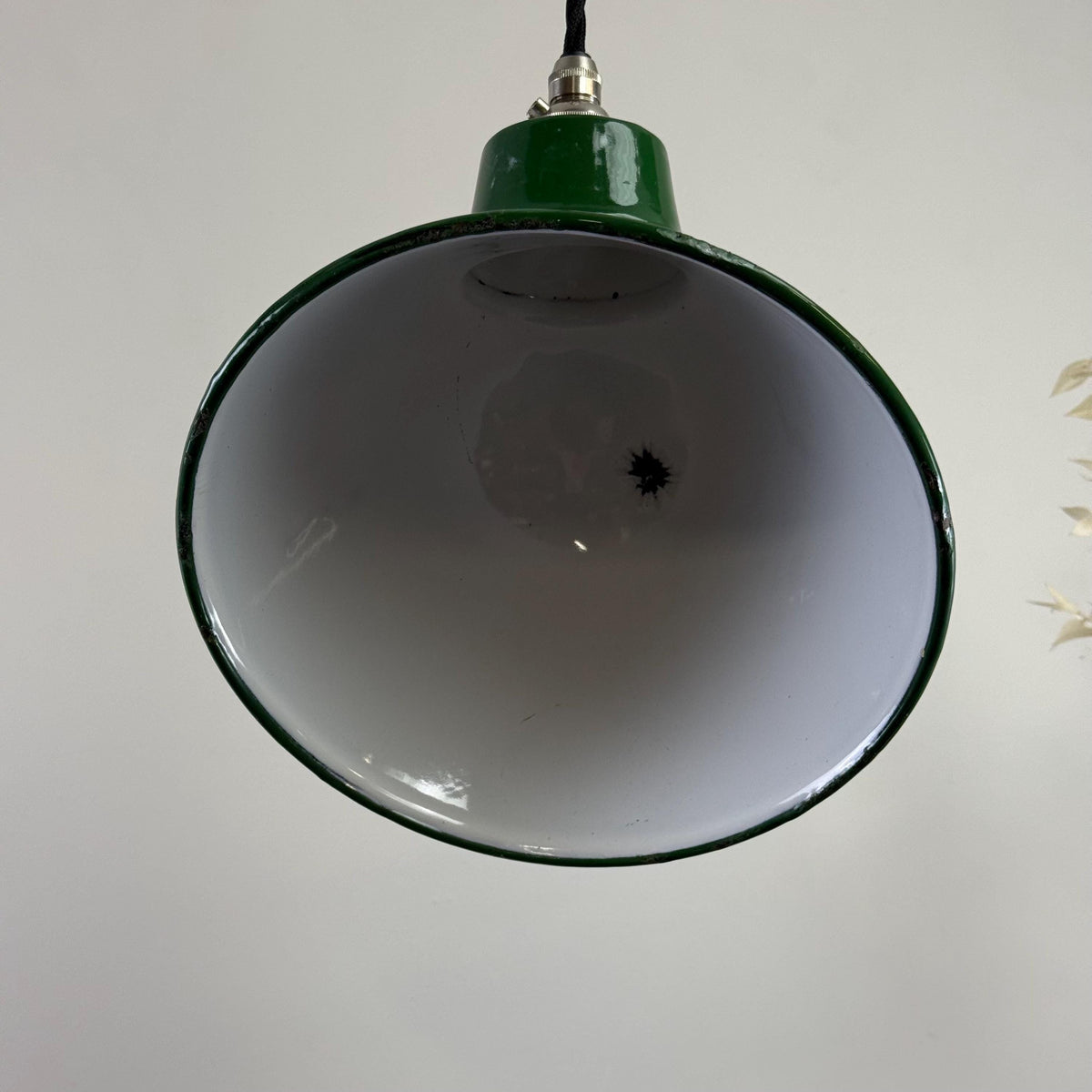 Brassvane green parabolic pendant light additional view 7