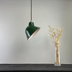 Brassvane green parabolic pendant light additional view 2