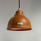 Brassvane leather pendant light additional view 5