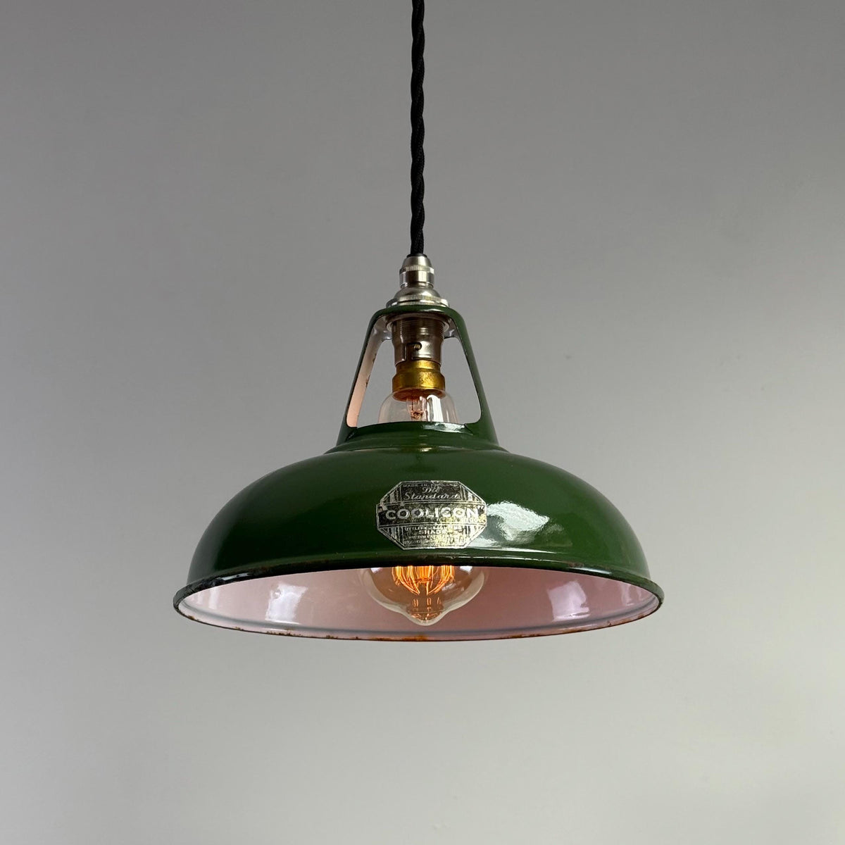 Brassvane green pendant light additional view 3