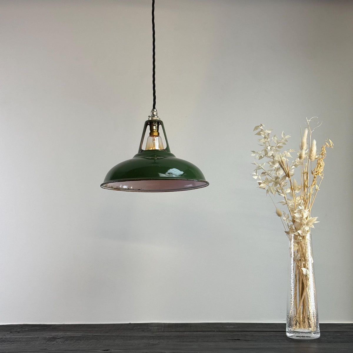 Brassvane green pendant light additional view 2