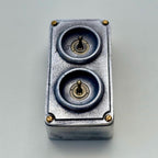 Brassvane double gang toggle light switch additional view 5