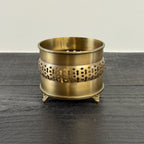 Brassvane antique brass wine bottle holder additional view 6