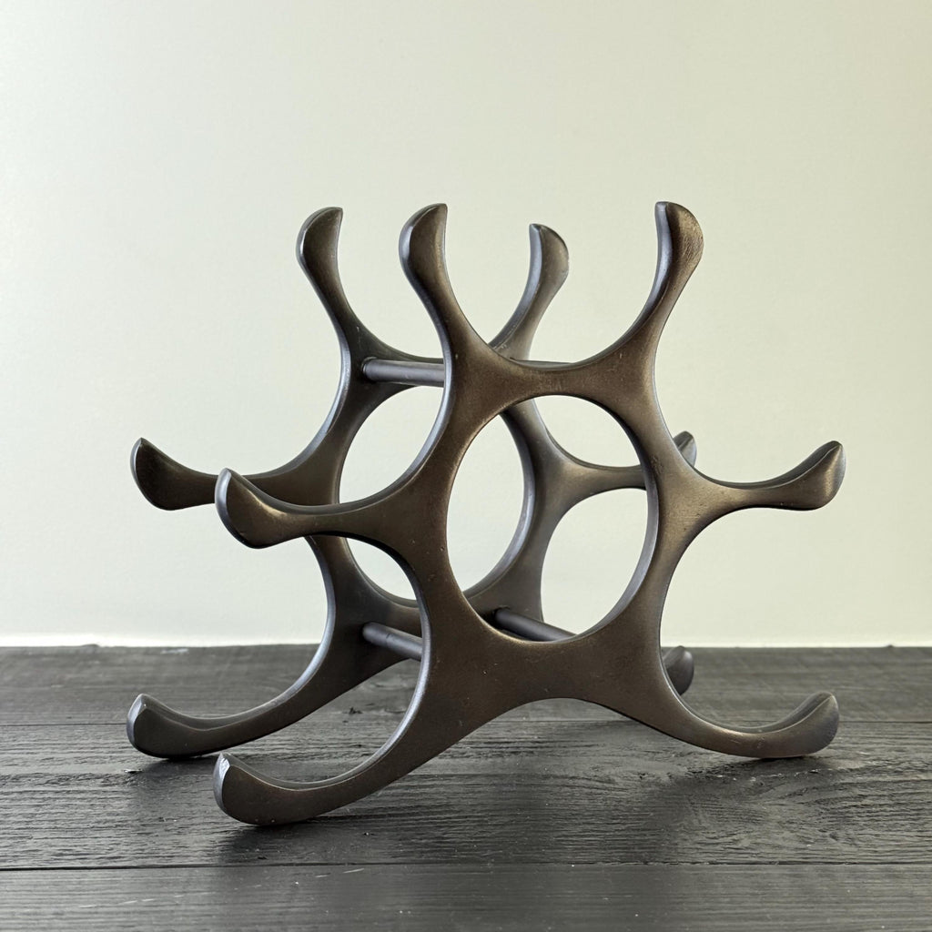 Brassvane 6 bottle wine rack additional view 4