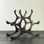 Brassvane 6 bottle wine rack additional view 4