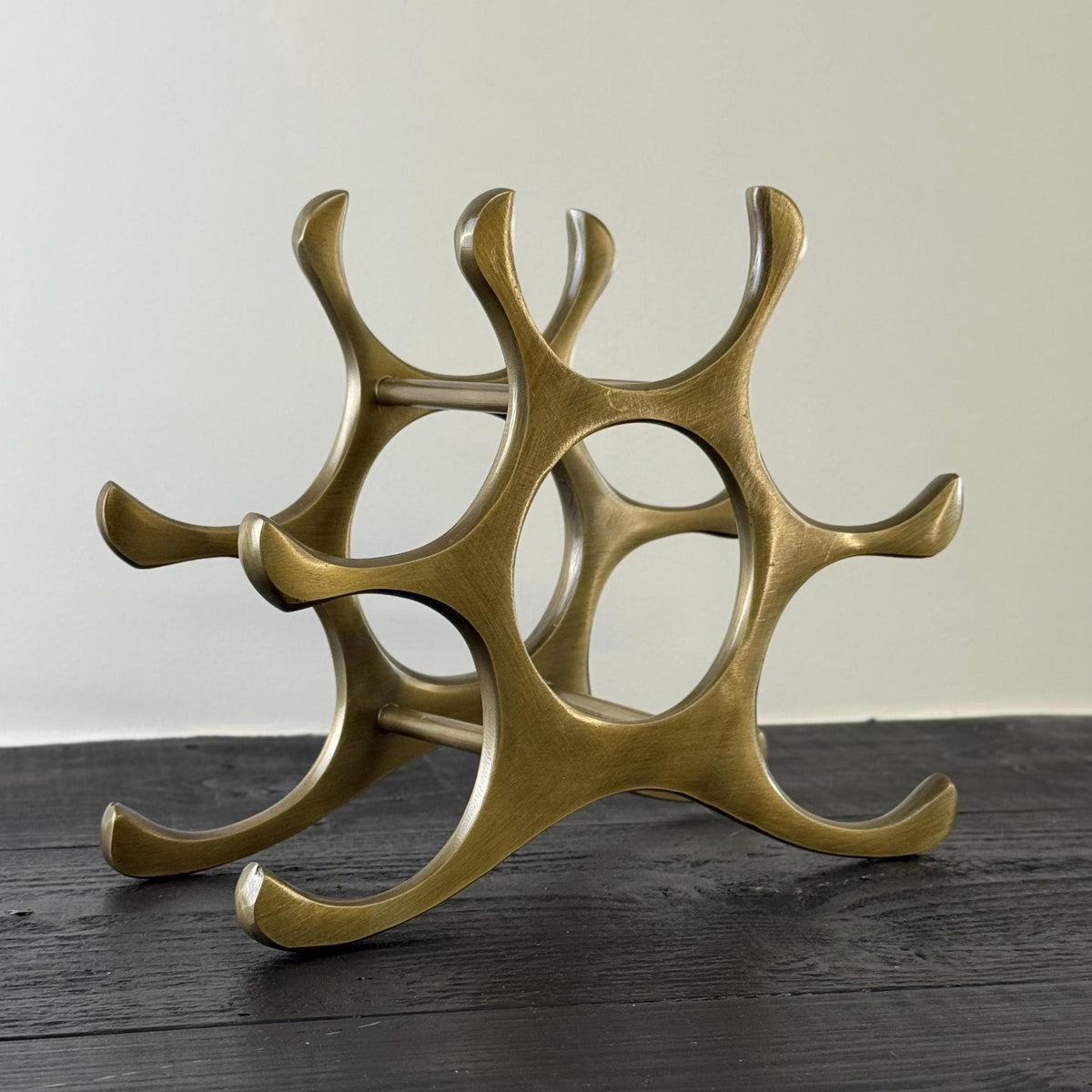 Brassvane 6 bottle wine rack additional view 6