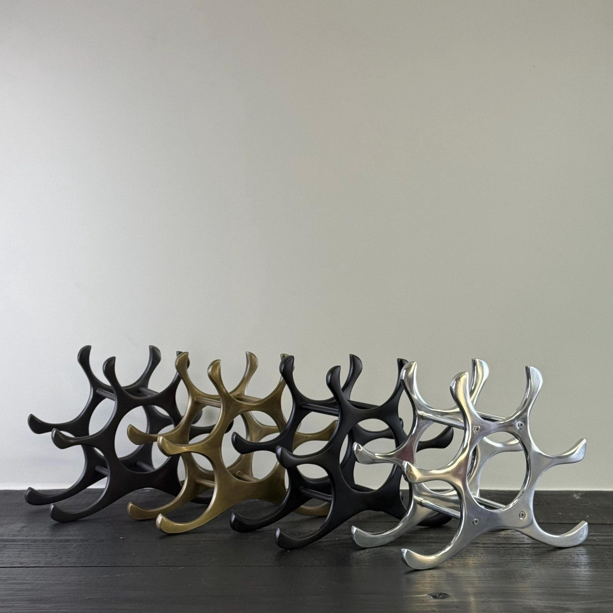 Brassvane 6 bottle wine rack additional view 3