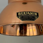 Brassvane handspun copper pendant light additional view 3