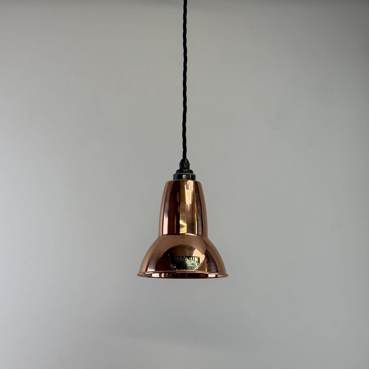 Brassvane handspun copper pendant light additional view 5
