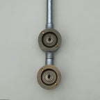 Brassvane double gang conduit light switch additional view 5