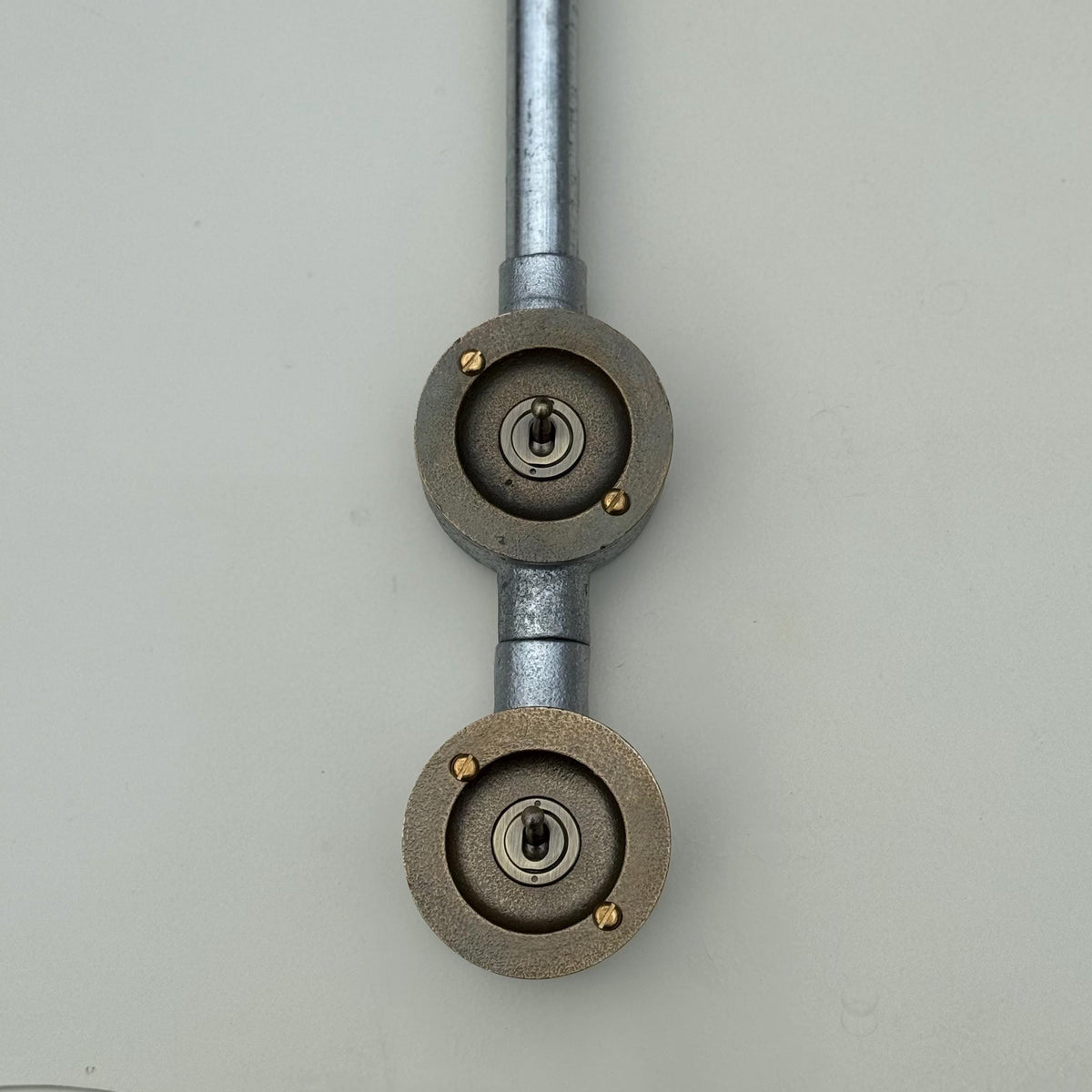 Brassvane double gang conduit light switch additional view 5