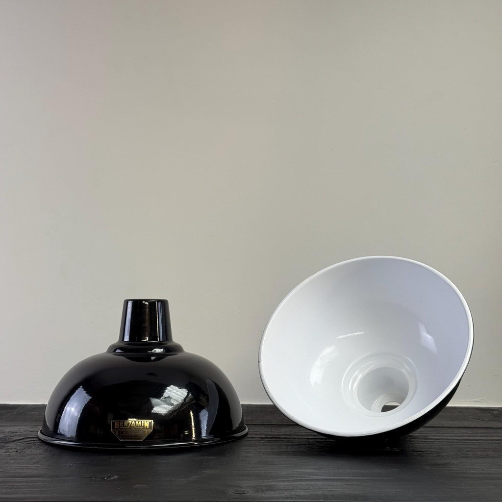 Brassvane midnight black dome pendant light additional view 6
