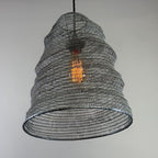 Brassvane beehive wire mesh pendant light additional view 4