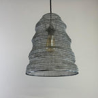 Brassvane beehive wire mesh pendant light additional view 7