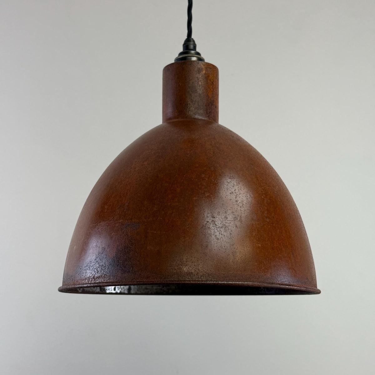 Brassvane rusted steel pendant light additional view 5